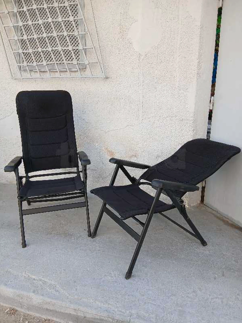 chaise réglable pliable importé cadre aluminium