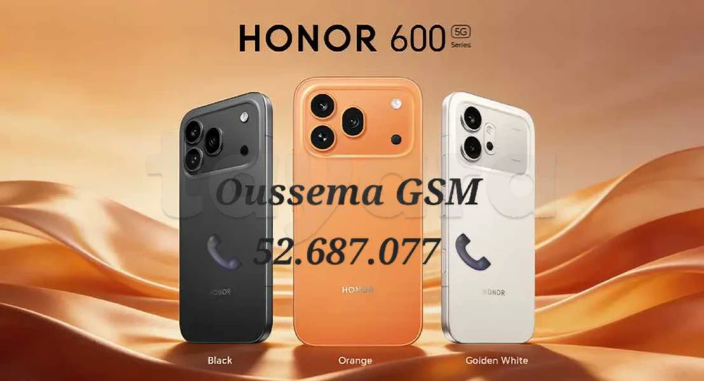 Honor 600 Pro 5G (12/512Go) Snapdragon 🐲8 Elite Neuf cacheté Sous blister 📞52687077📞