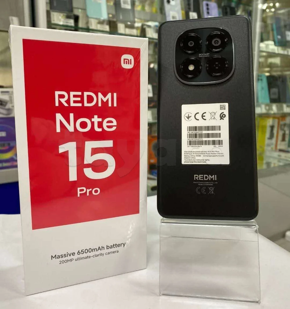 REDMI NOTE 15 PRO 8/256 CACHETÉ PLASTIFIÉ✅🤗