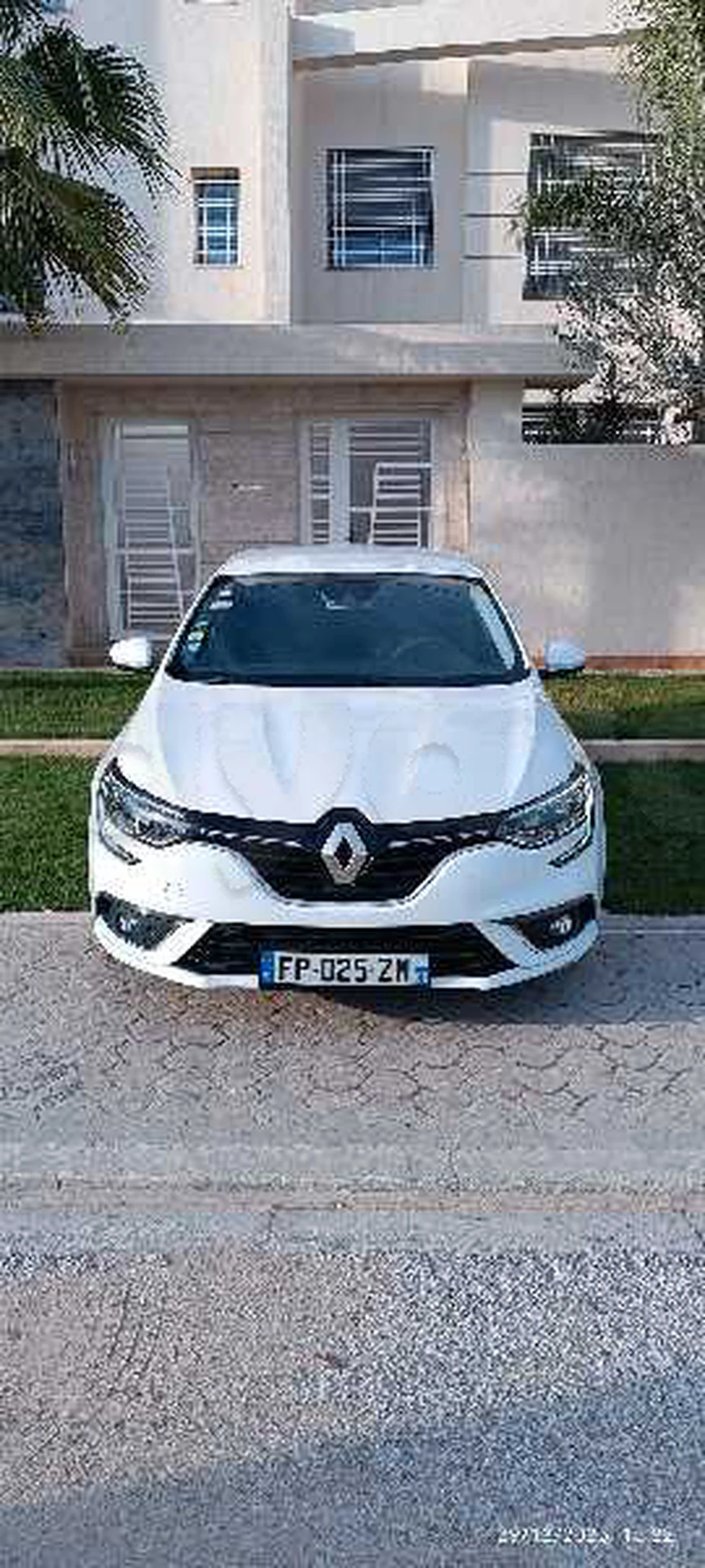 Carte voiture Renault Megane