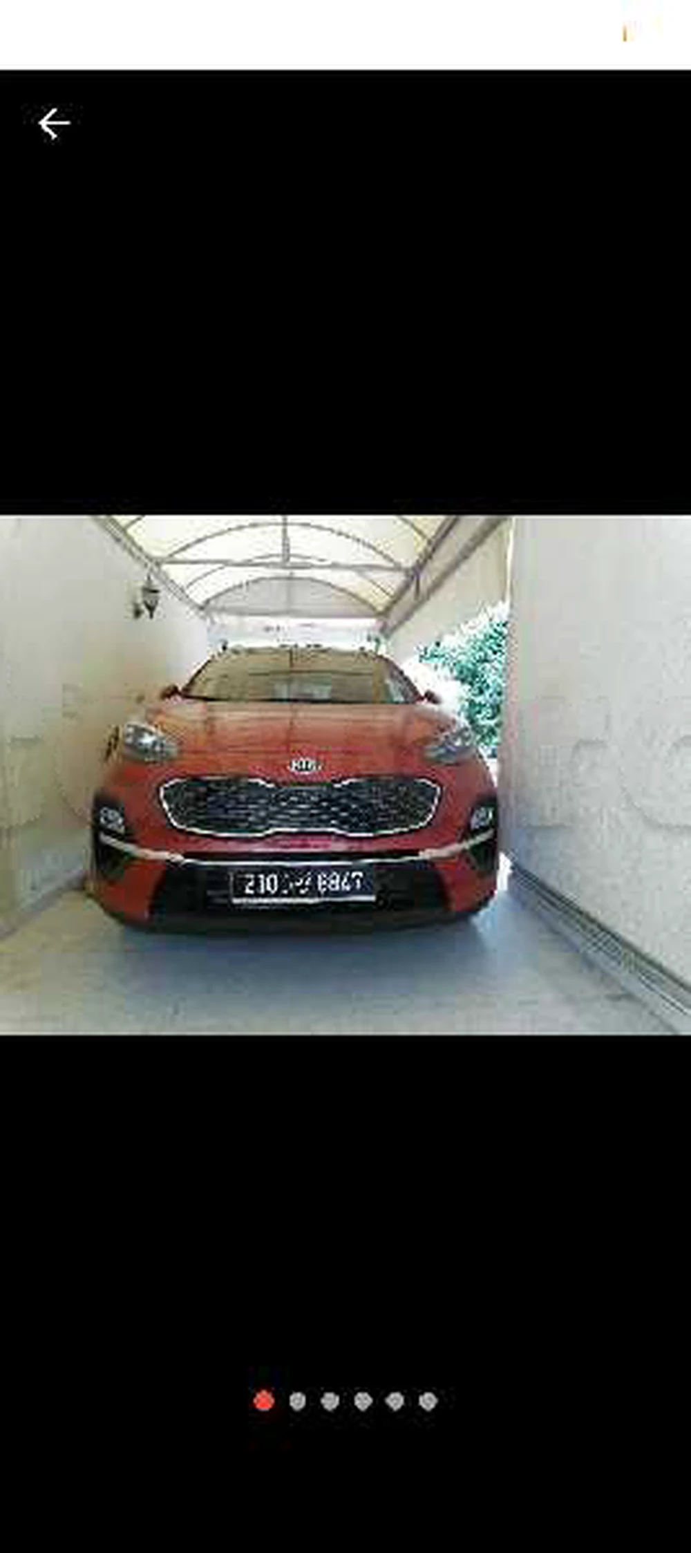 Carte voiture Kia Sportage