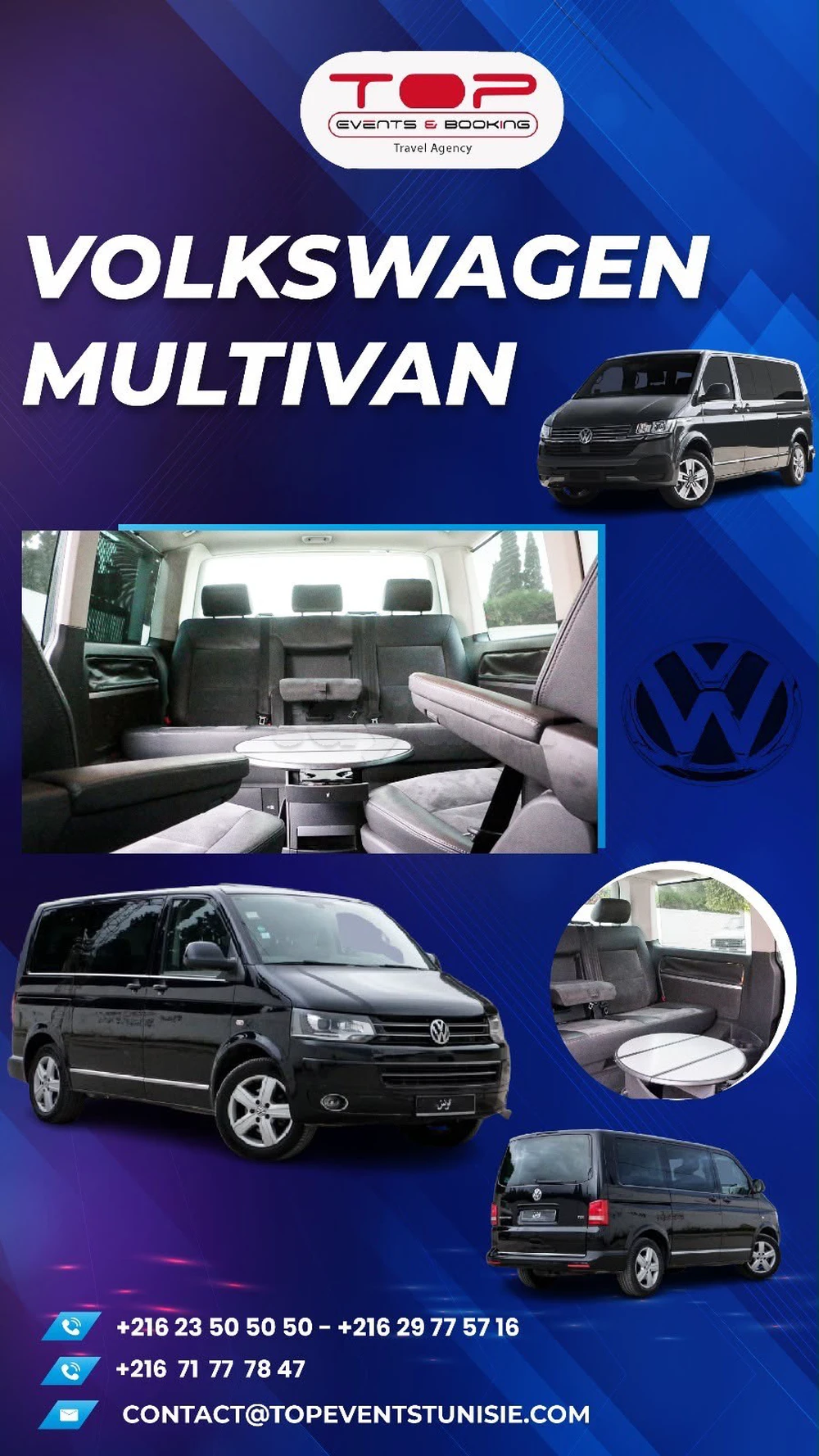 Carte voiture Volkswagen Multivan