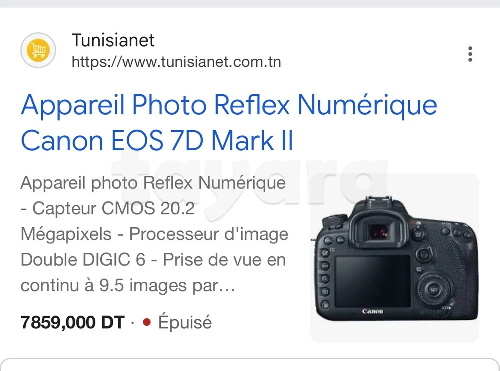 Canon EOS 7D Mark II *objectif Canon EF-S 18-135mm