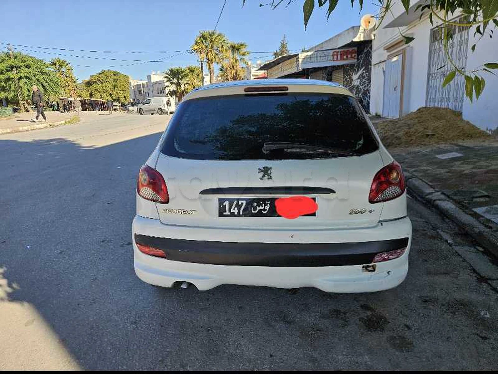 Carte voiture Peugeot 206+