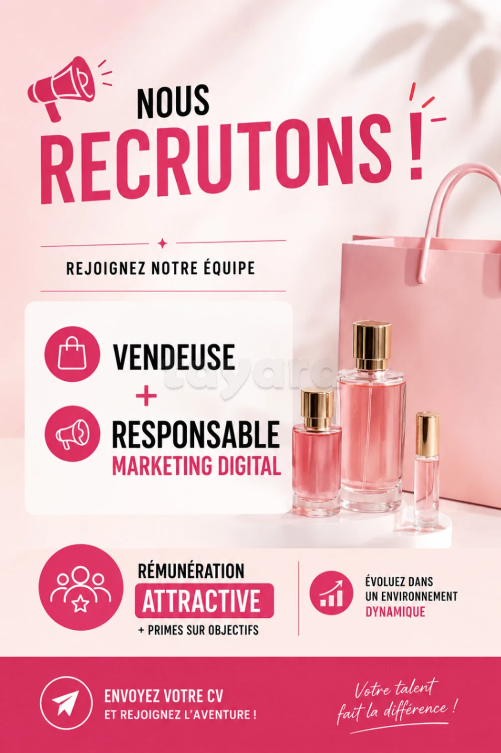 – VENDEUSE & RESPONSABLE MARKETING DIGITAL