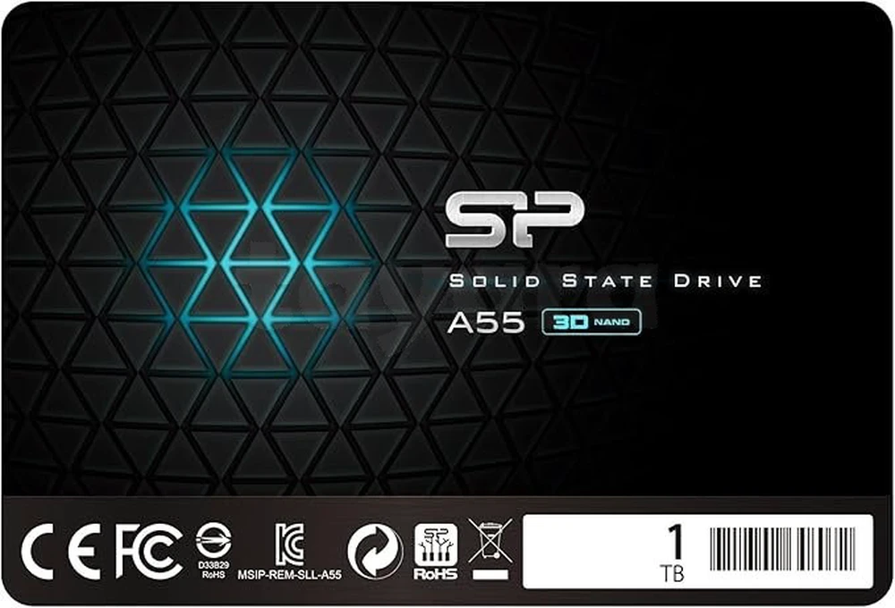 Silicon Power SSD 1To 3D NAND A55 SLC Cache Performance Boost 2.5