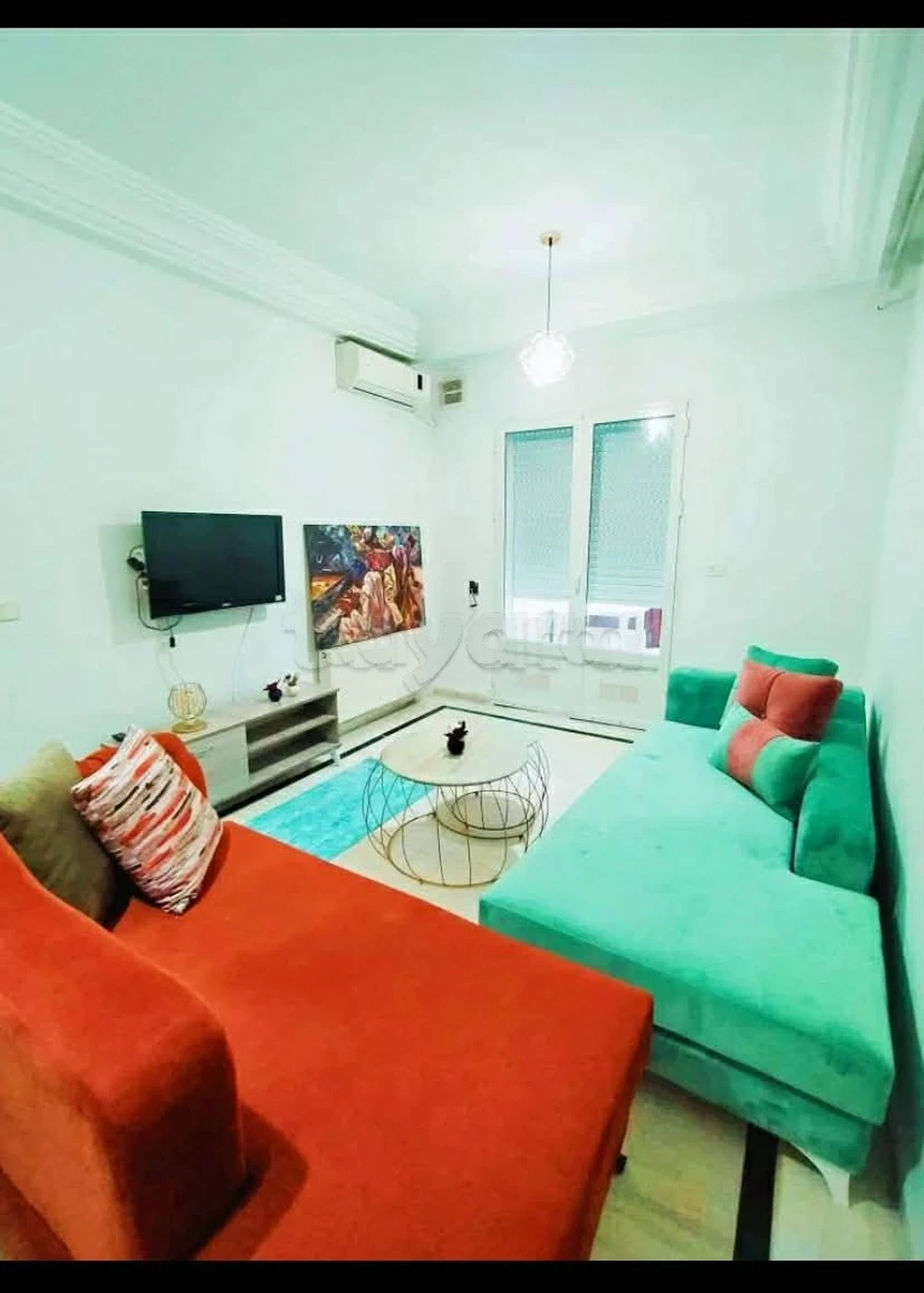 A vendre S+1 meublé avec titre bleu - Wahat - 53 026 545