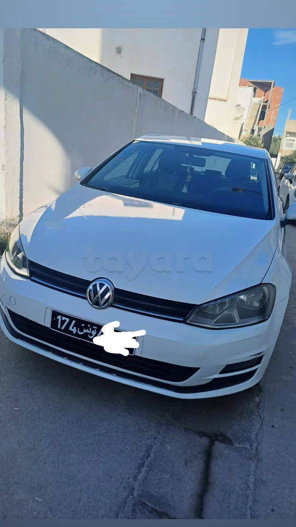 Carte voiture Volkswagen Golf 7