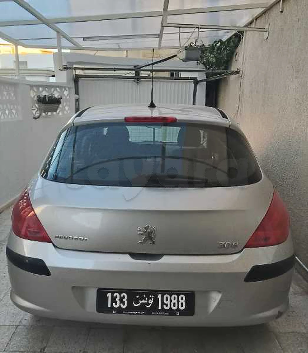 Carte voiture Peugeot 308