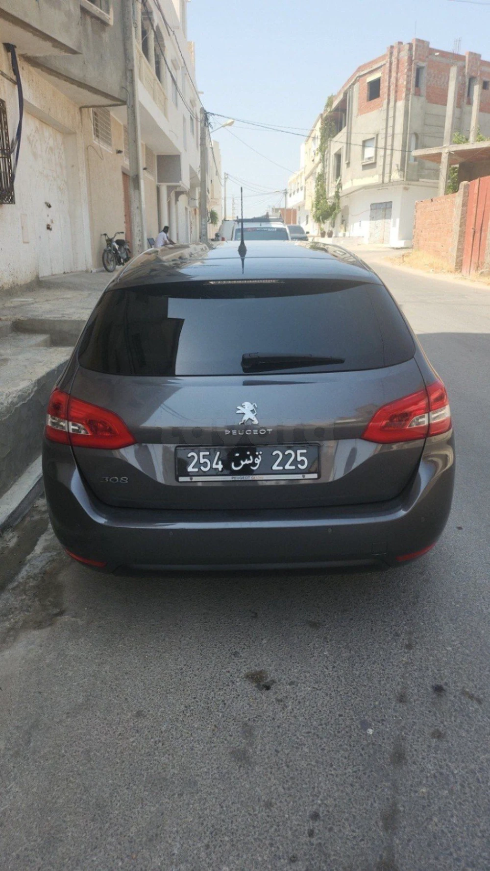 Carte voiture Peugeot 308