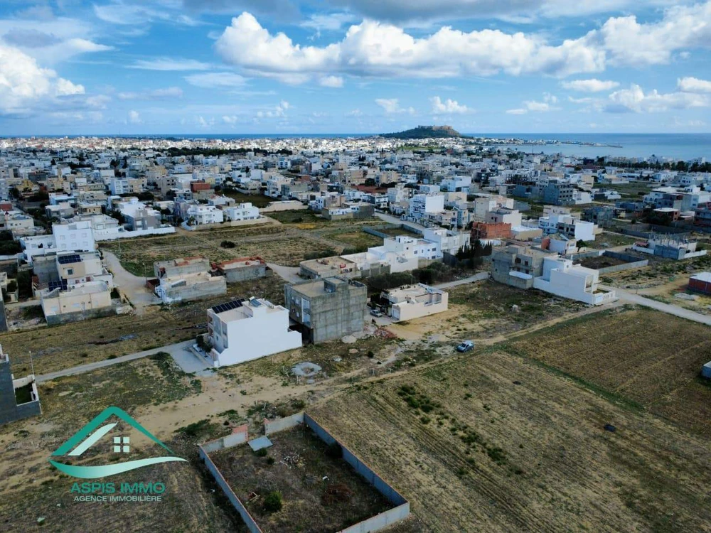 Terrain d'habitation 410 m² à cité Riadh 3 Kelibia