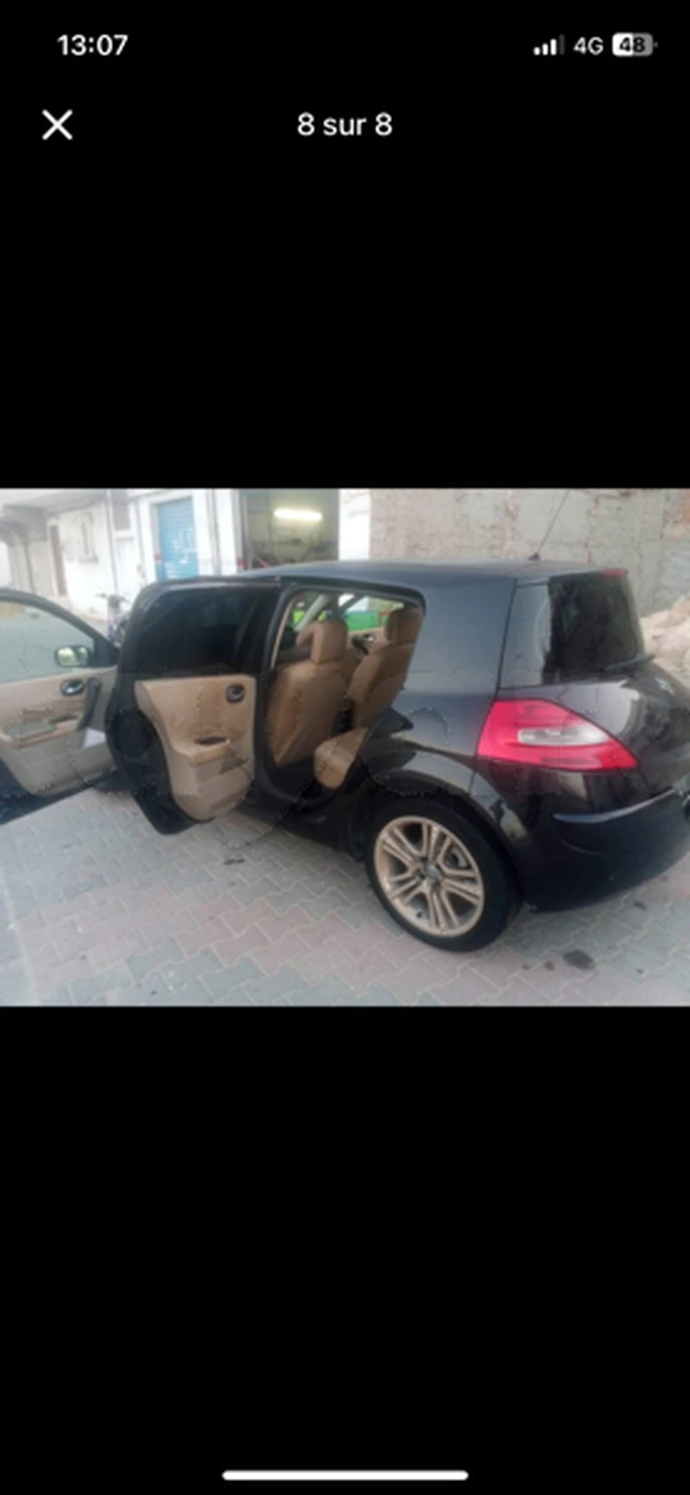 Carte voiture Renault Megane