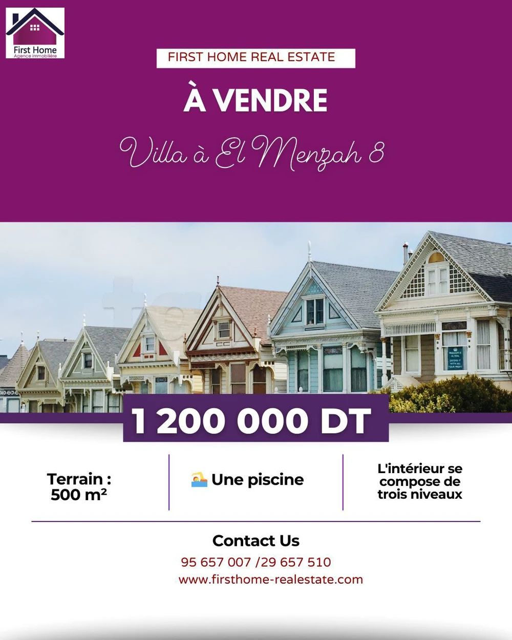 Villa à vendre à El Menzah 8