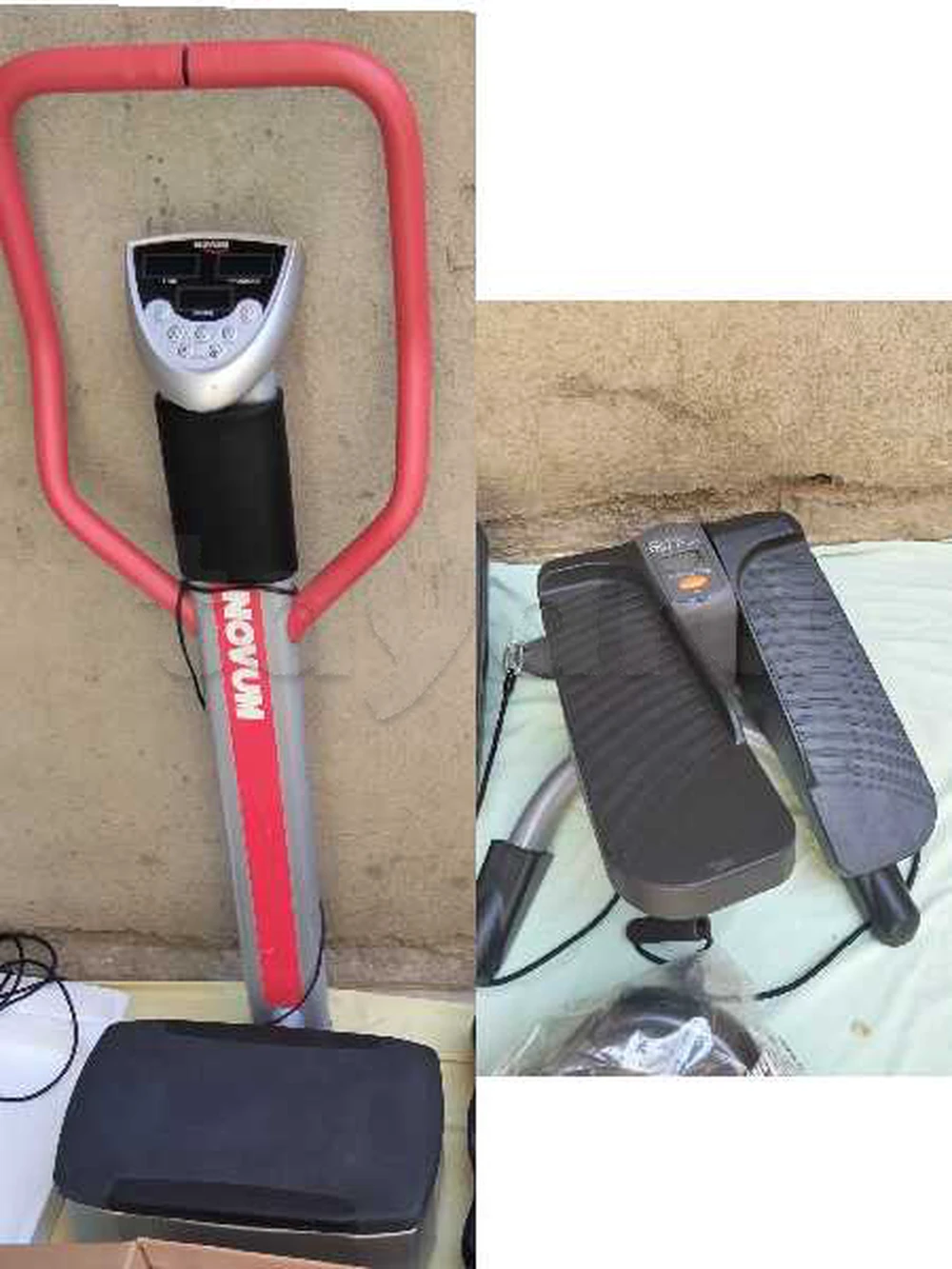 stepper et plateforme vibrante