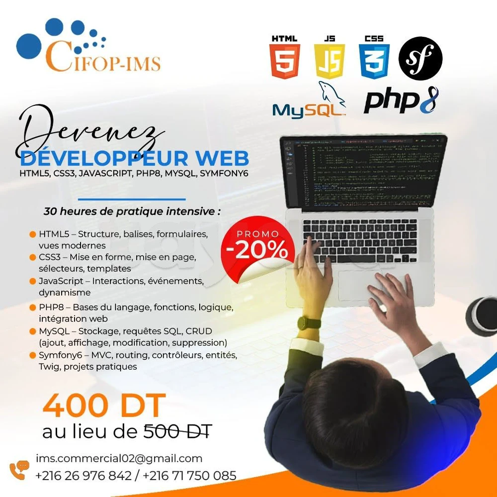 🎯 Lancez votre carrière de Développeur Web certifié en 2026 !