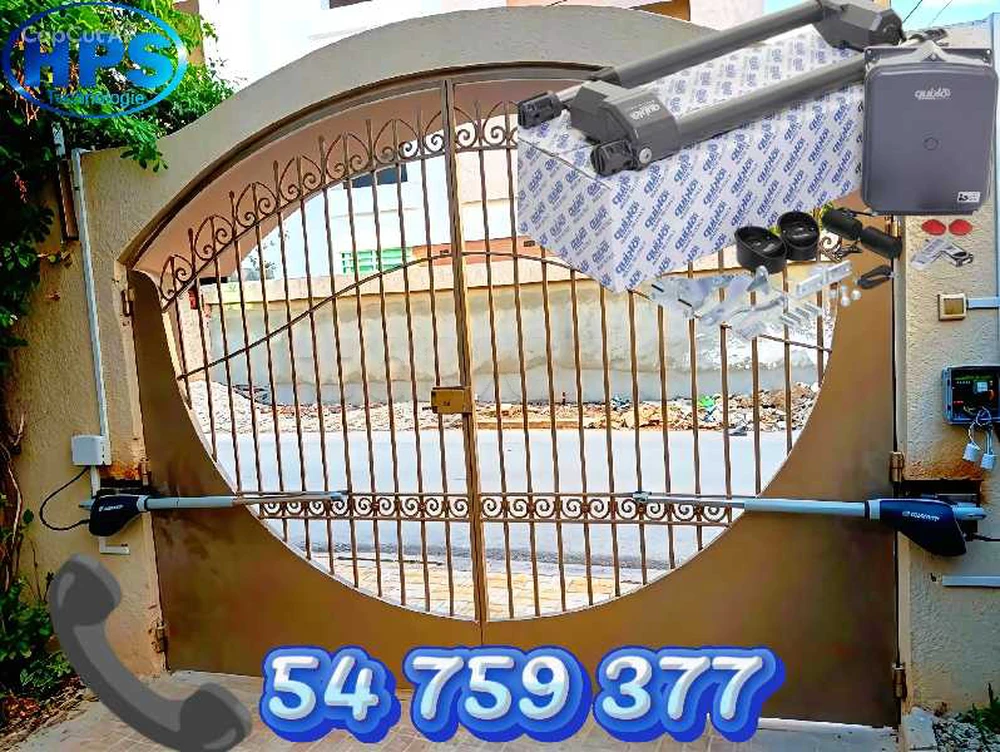 moteur porte battante installé 
📱54759377
 22759377