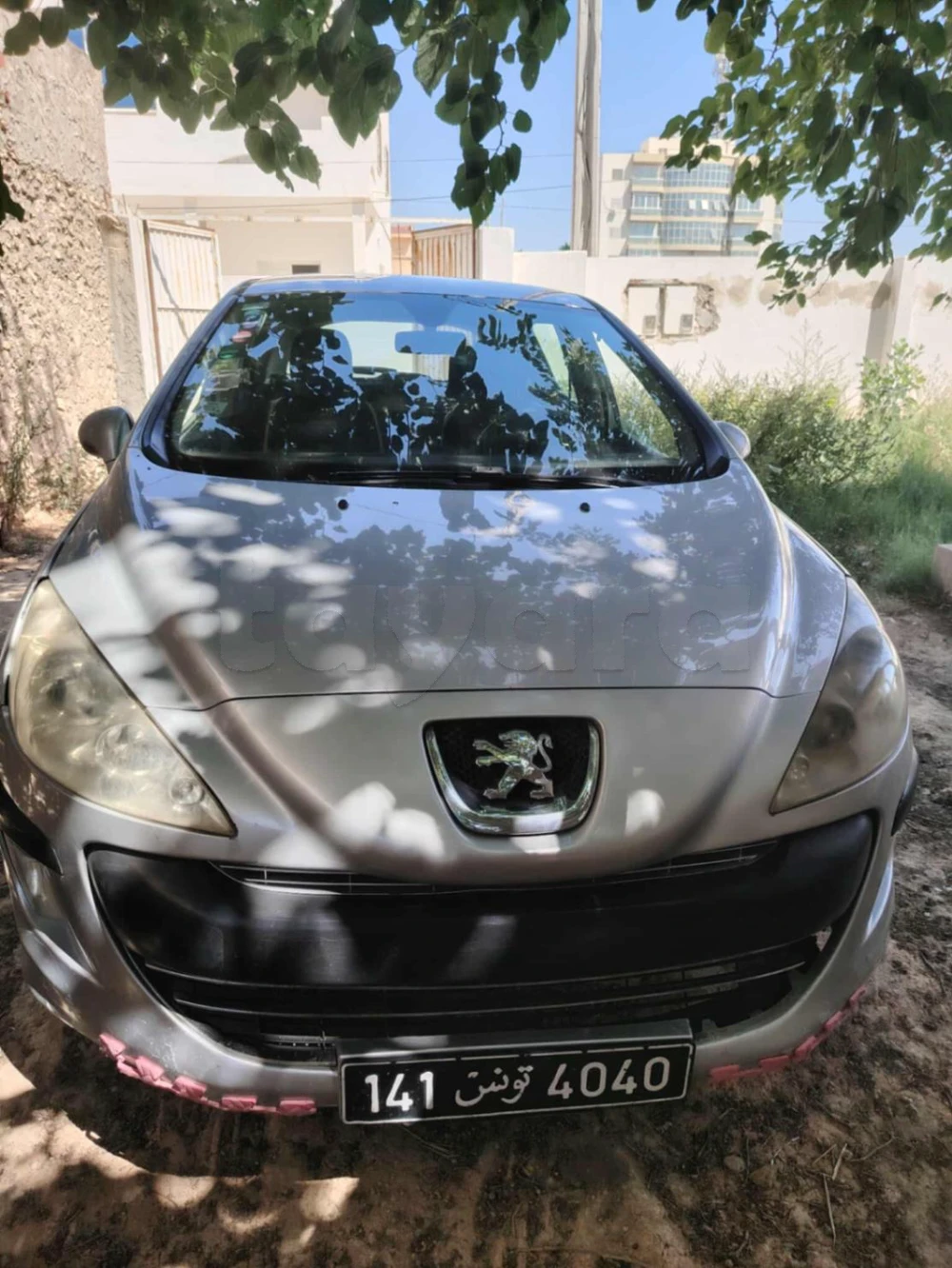 Carte voiture Peugeot 308