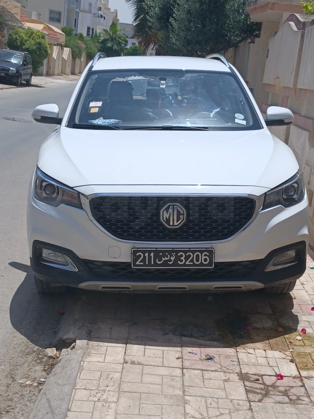 Carte voiture MG ZS
