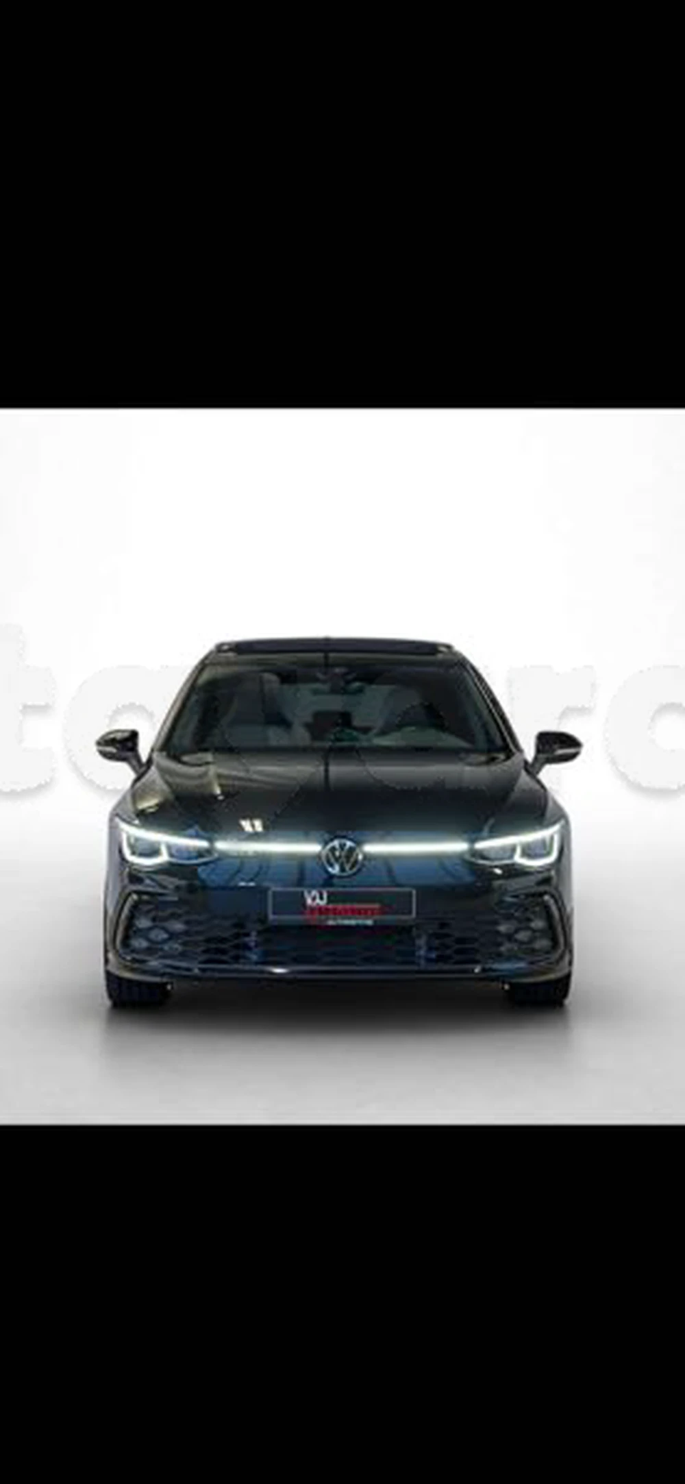 Carte voiture Volkswagen Golf 8