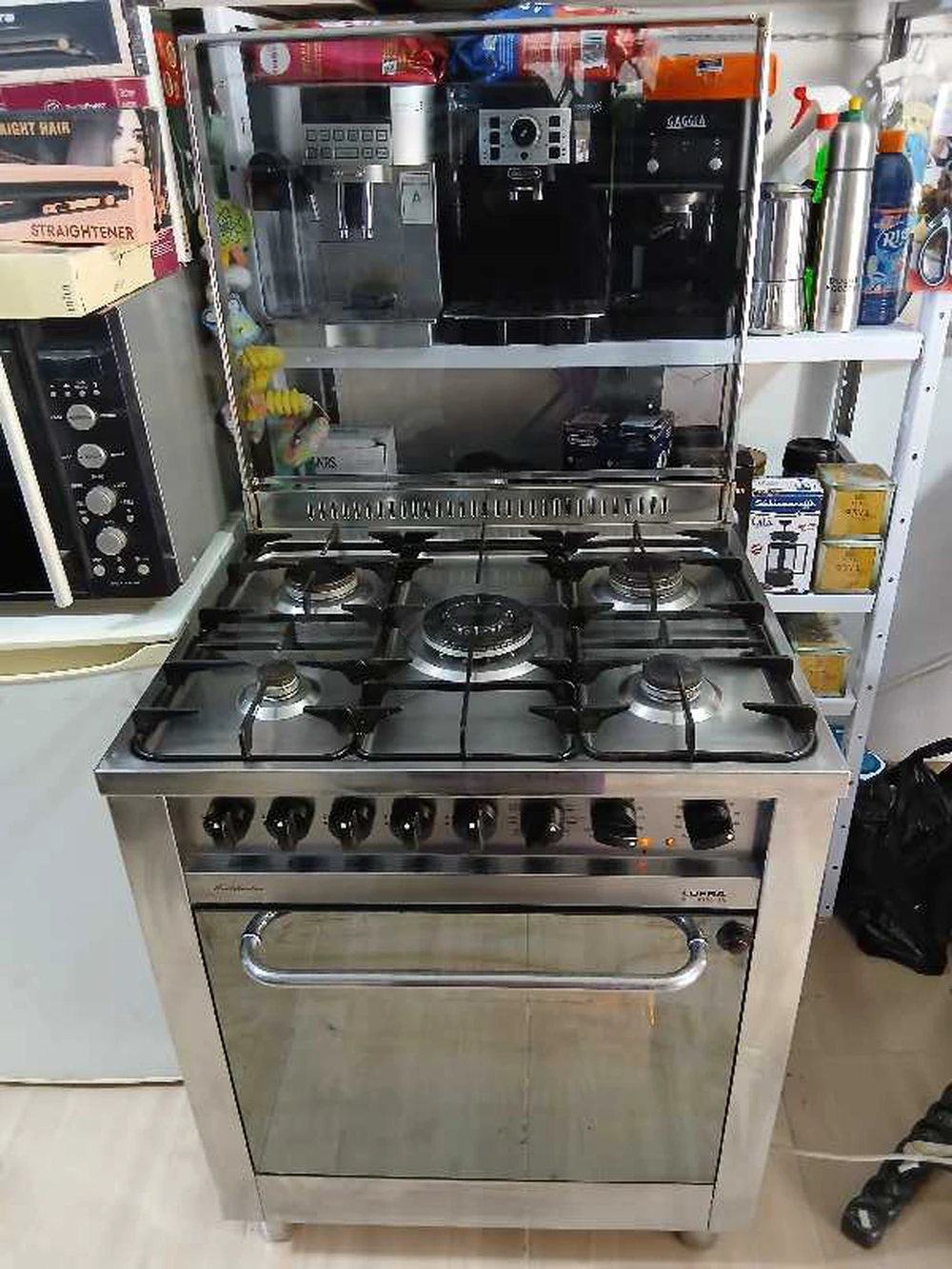 cuisinière LOFRA 5 Feux Four électrique avec ventilateur en très bon état