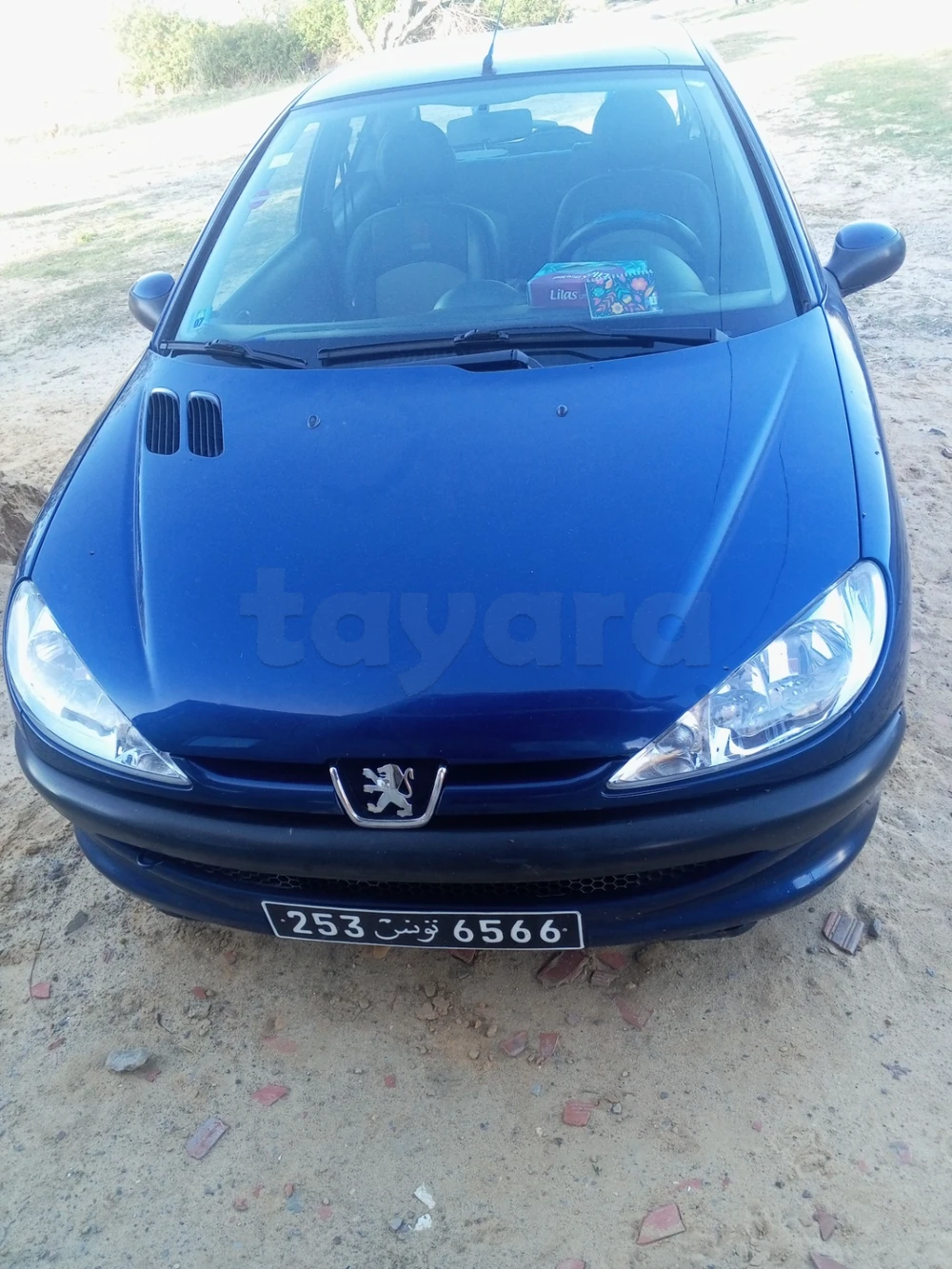 Carte voiture Peugeot 206