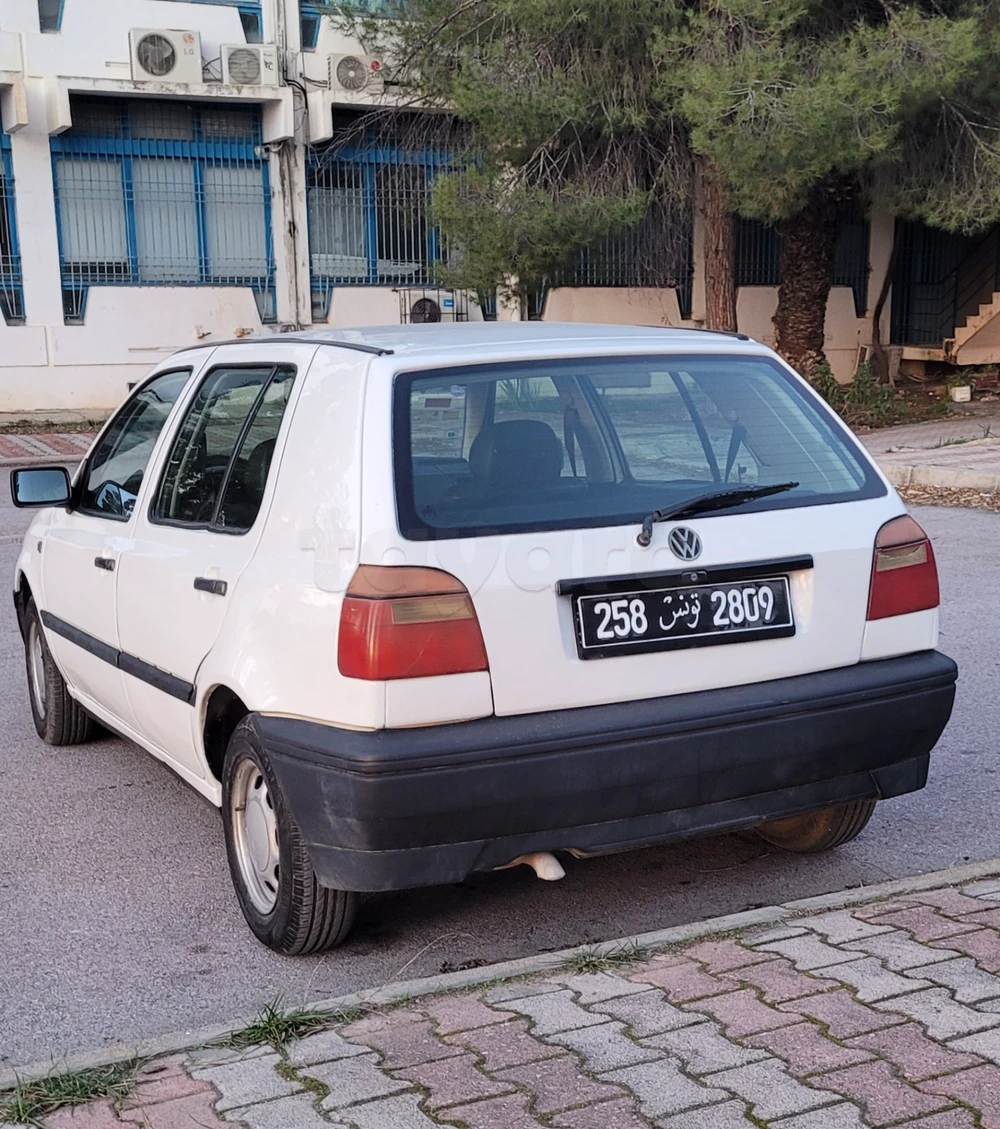 Carte voiture Volkswagen Golf