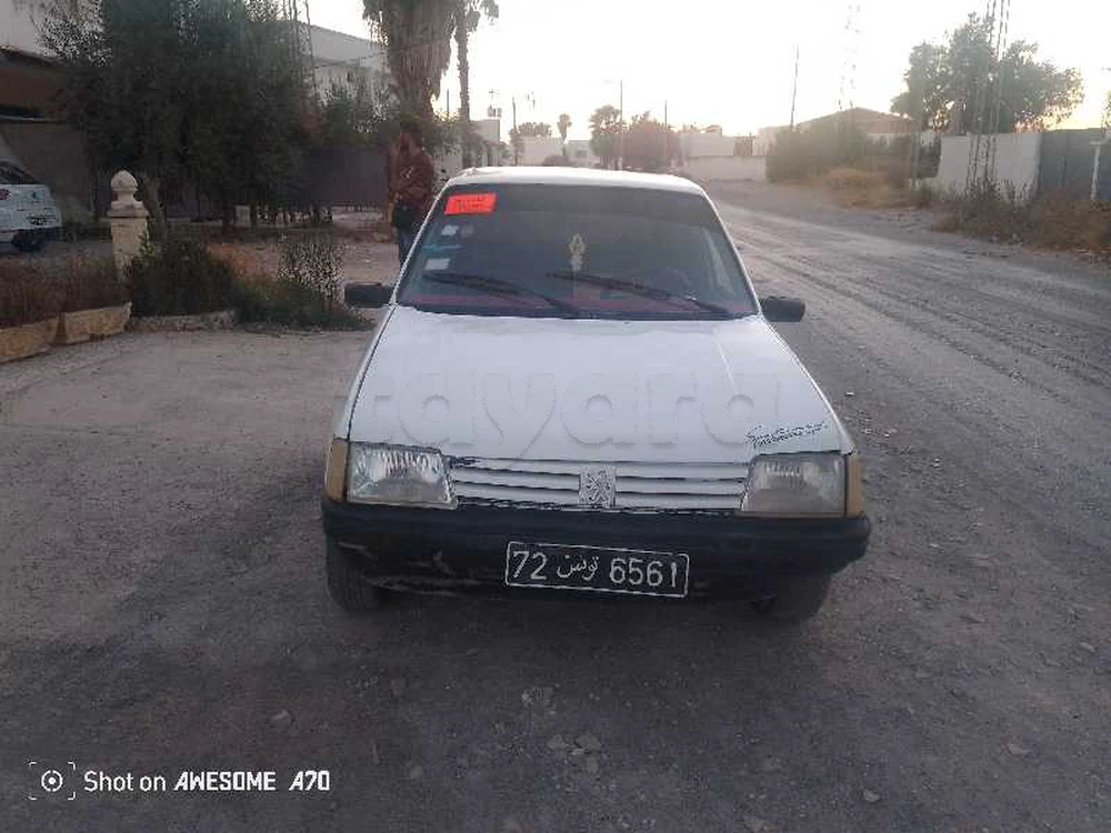 Carte voiture Peugeot 205