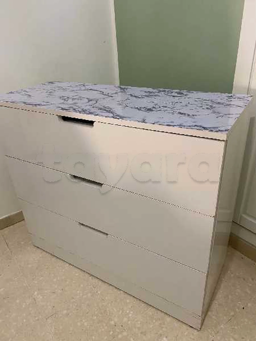 commode + étagères de rangement