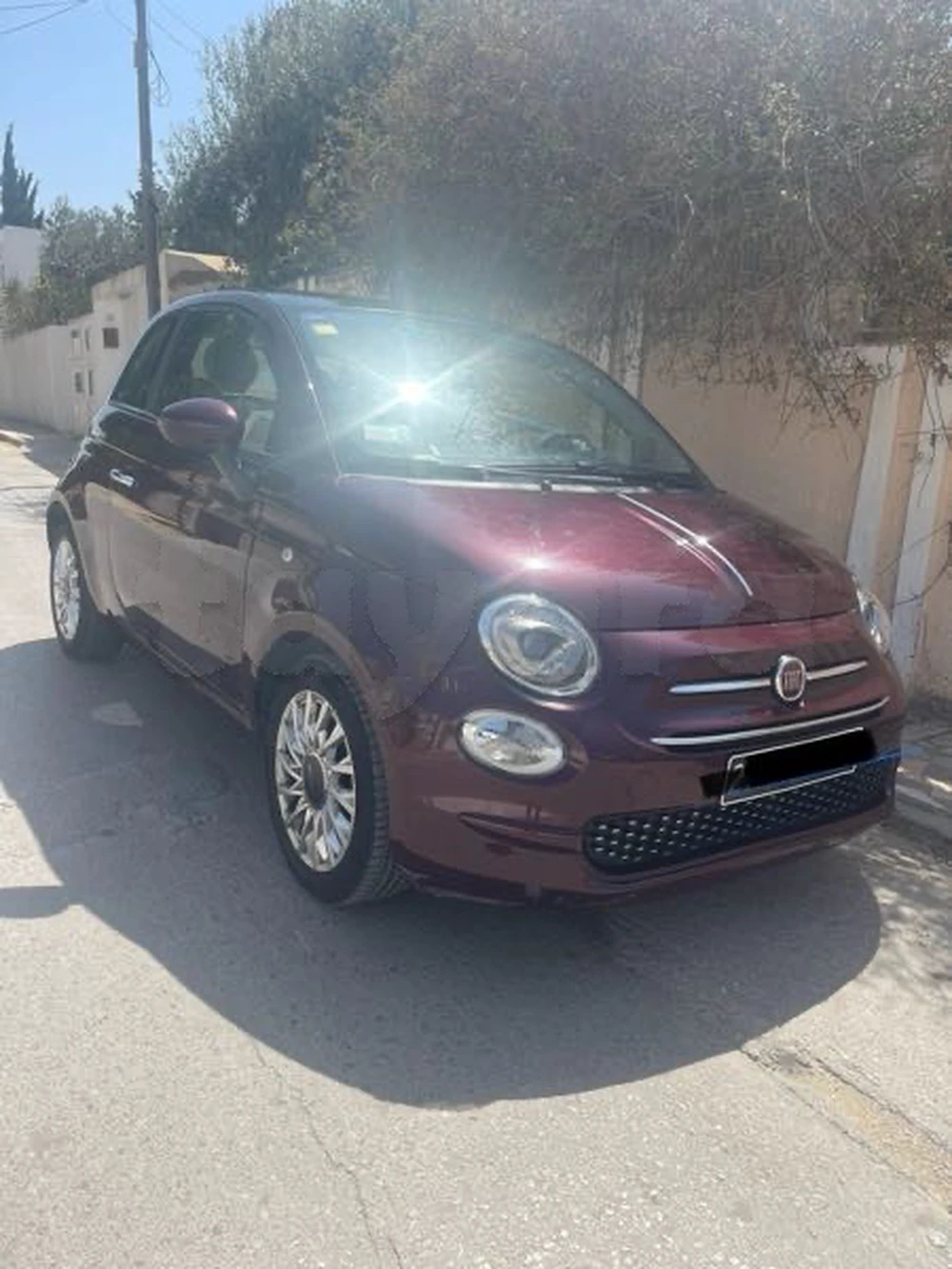 Carte voiture Fiat 500C