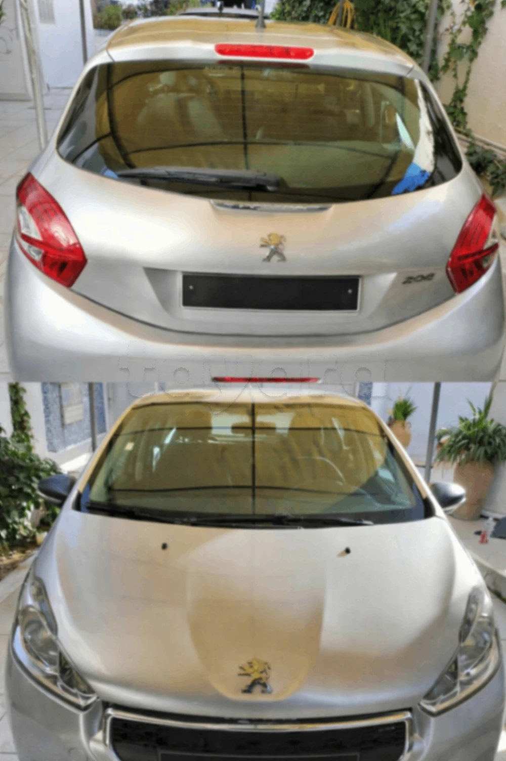 Carte voiture Peugeot 208