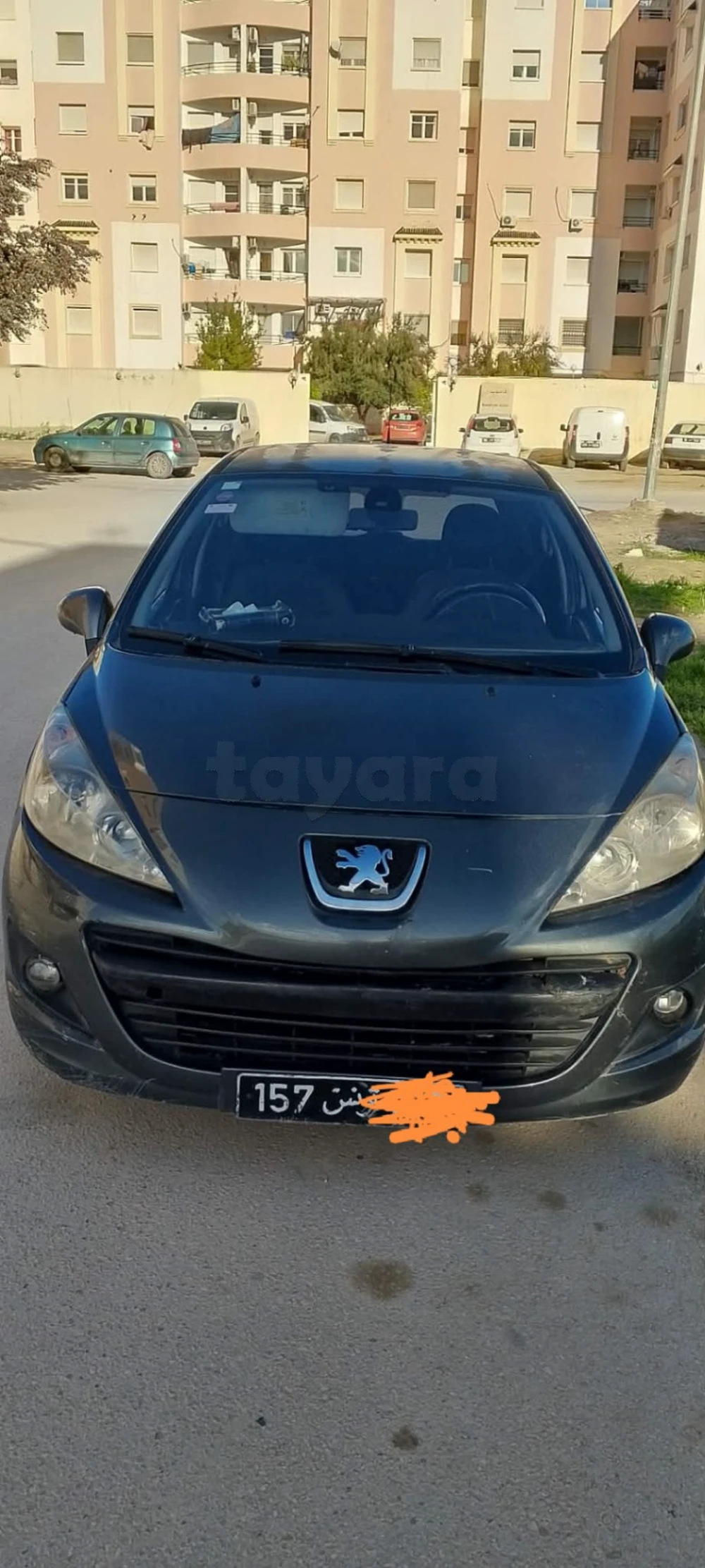 Carte voiture Peugeot 207