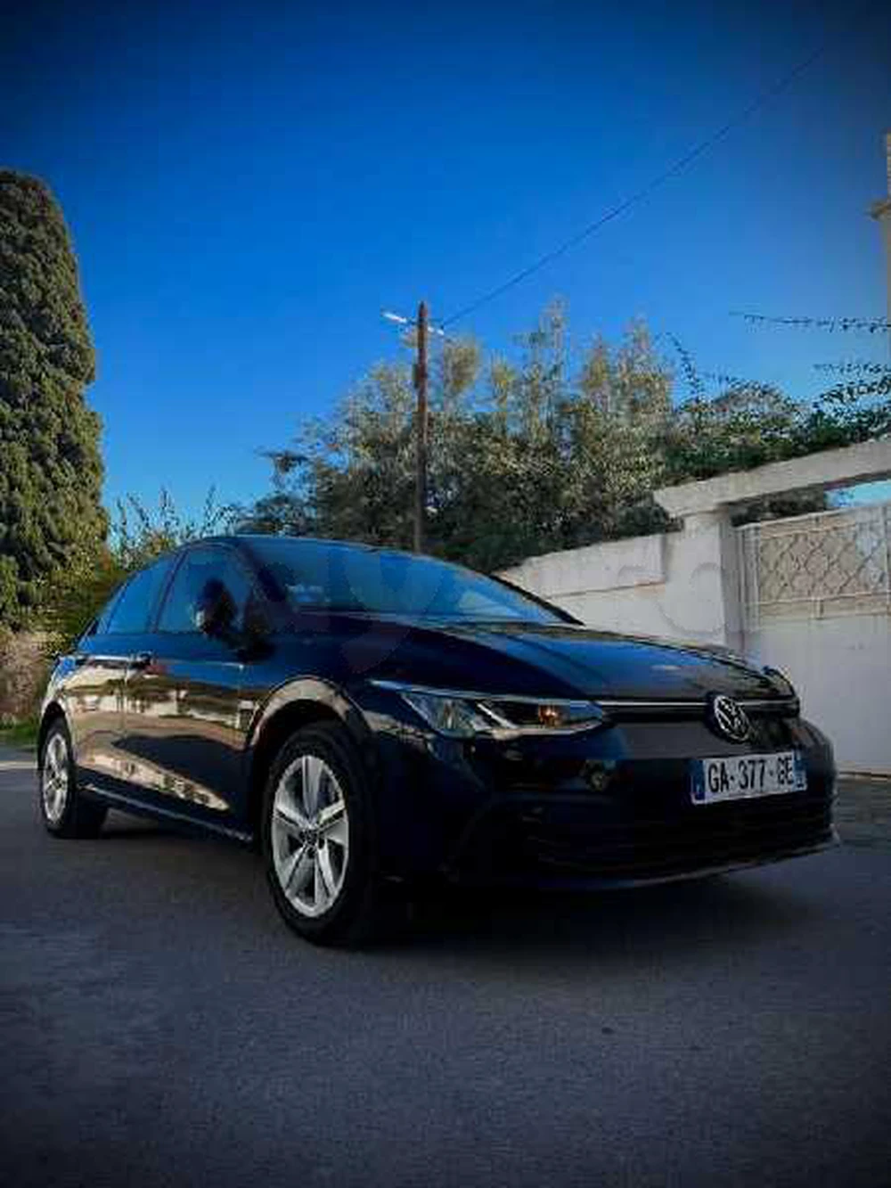 Carte voiture Volkswagen Golf