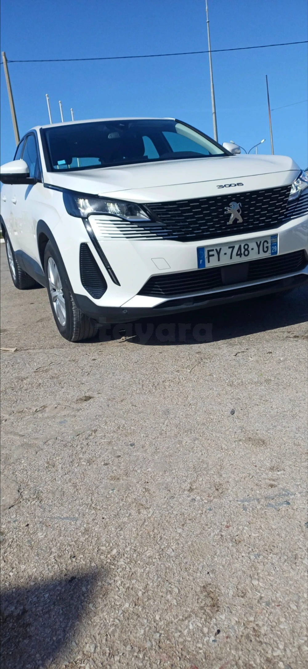 Carte voiture Peugeot 3008