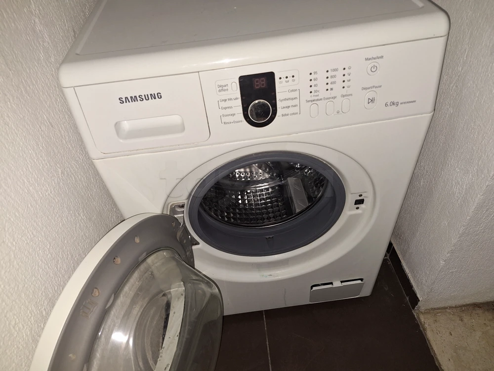 Machine à laver en panne