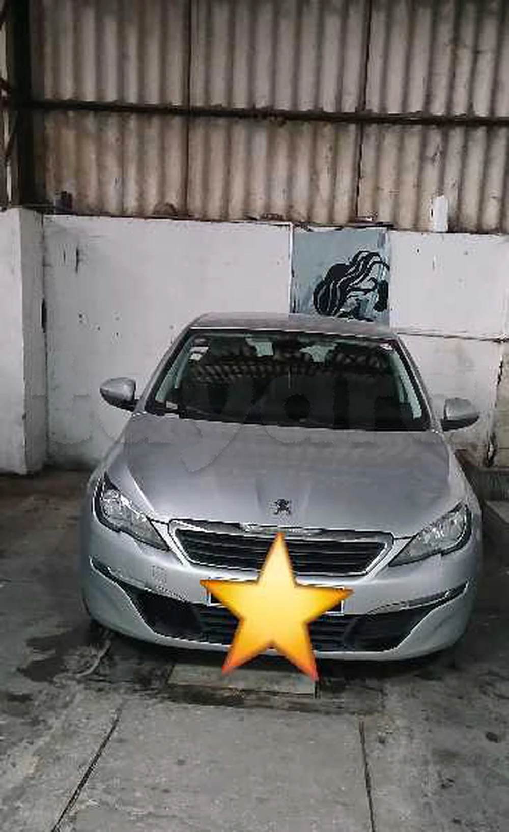 Carte voiture Peugeot 308