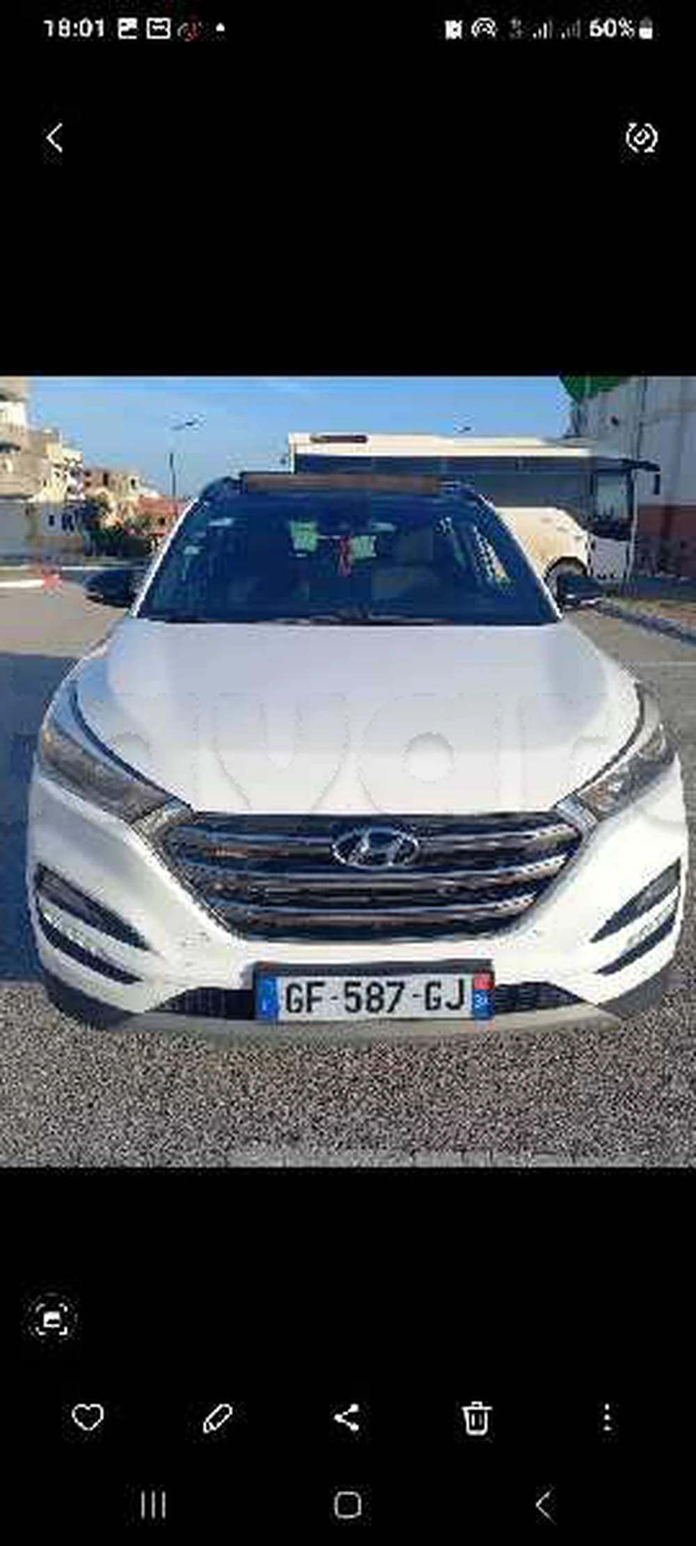 Carte voiture Hyundai Tucson