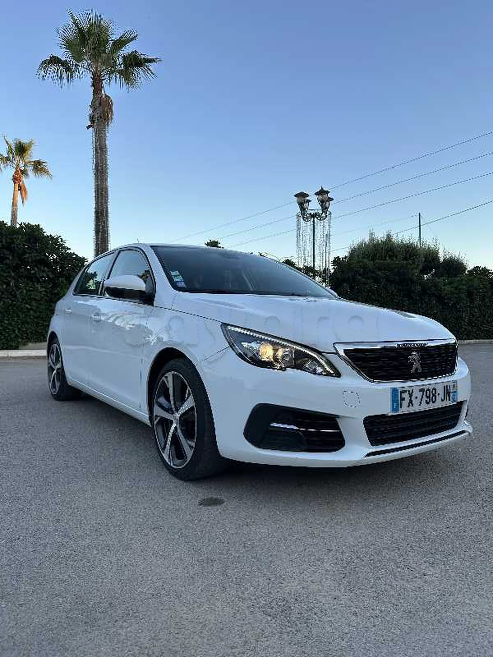 Carte voiture Peugeot 308
