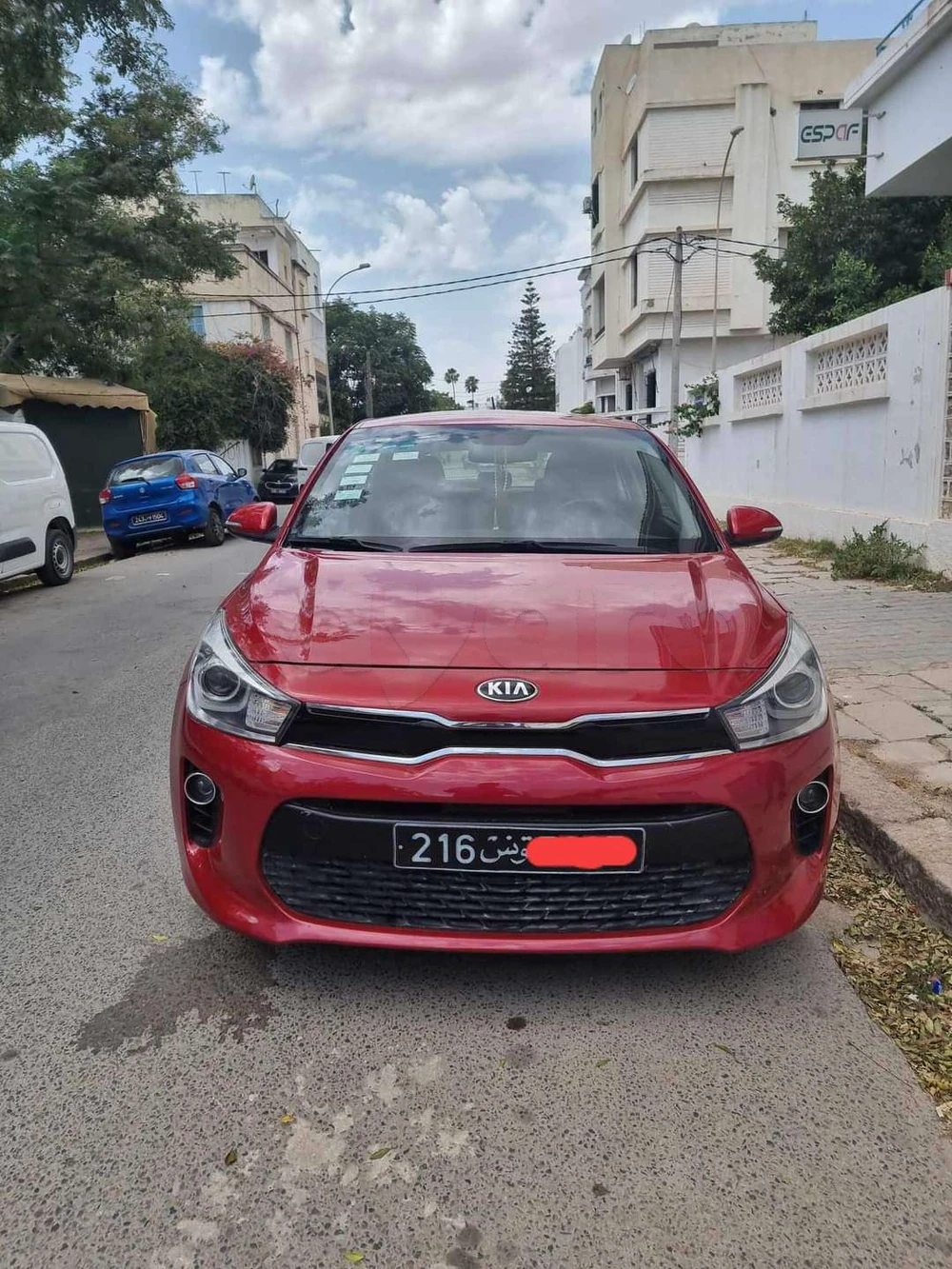 Carte voiture Kia Rio