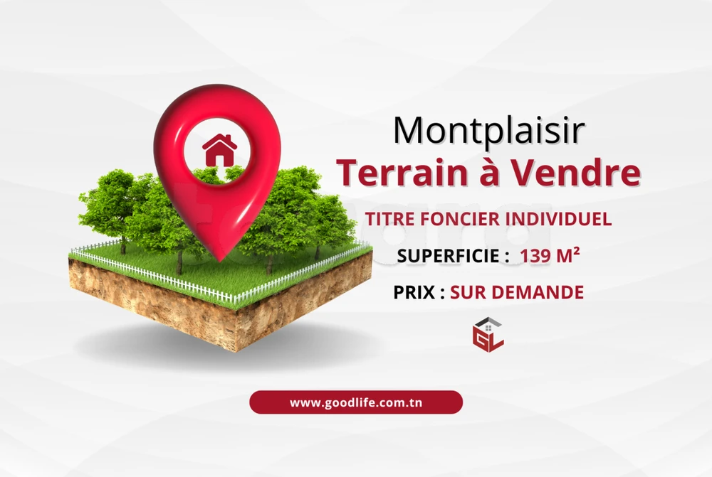 A Vendre Terrain de 139 m² à Montplaisir