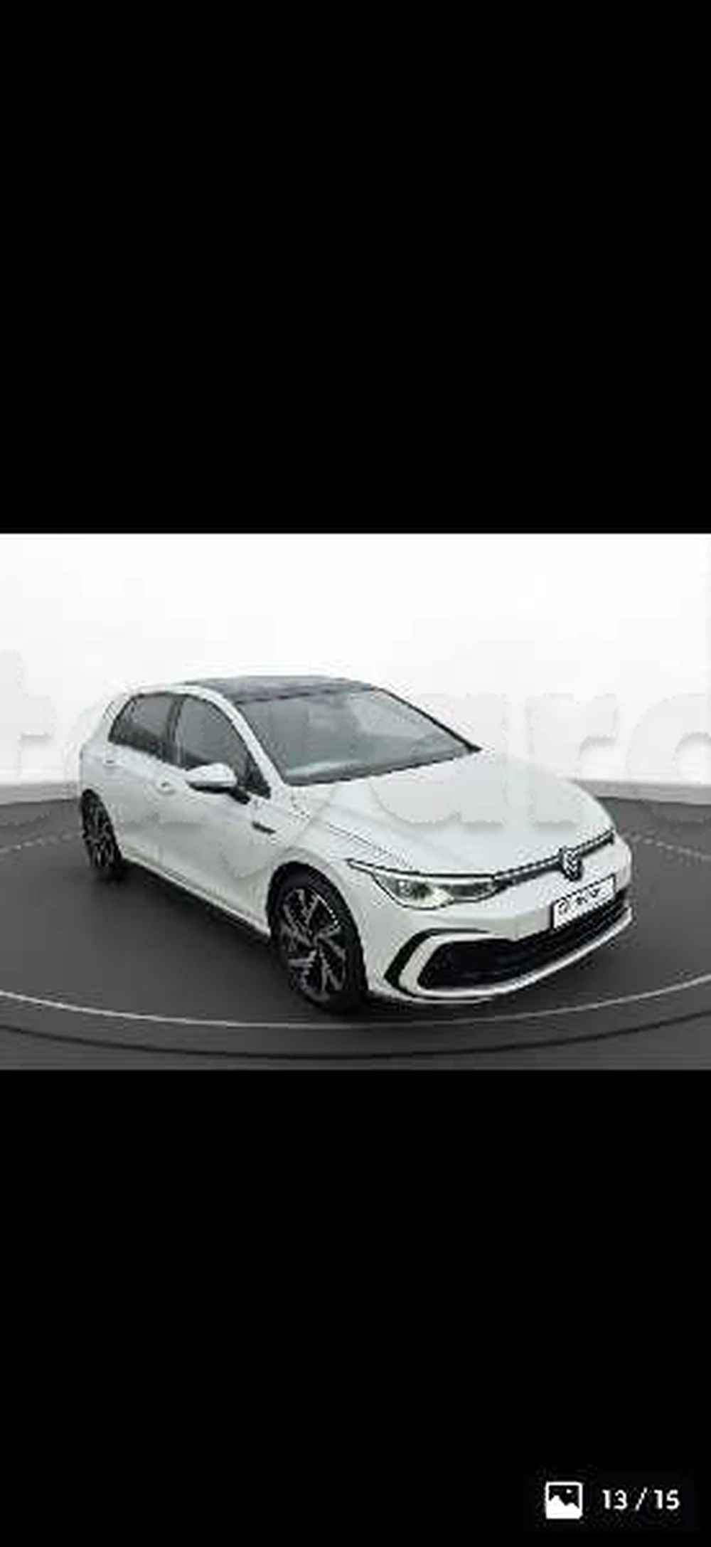 Carte voiture Volkswagen Golf 8