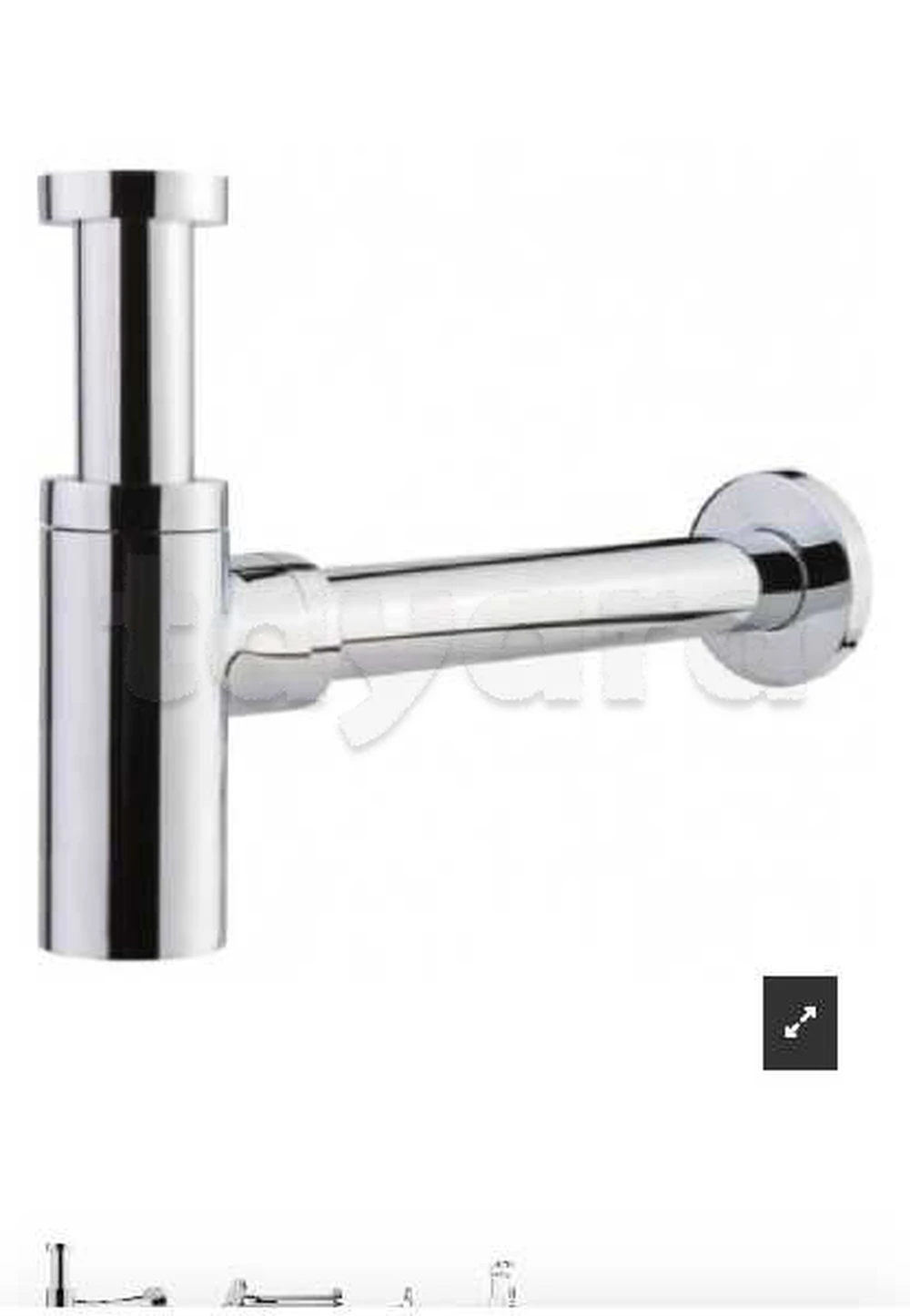 3 siphon Chromé pour vasque