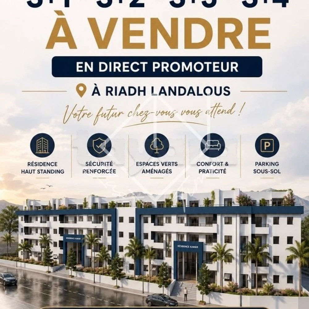 À vendre des appartements en direct promoteur