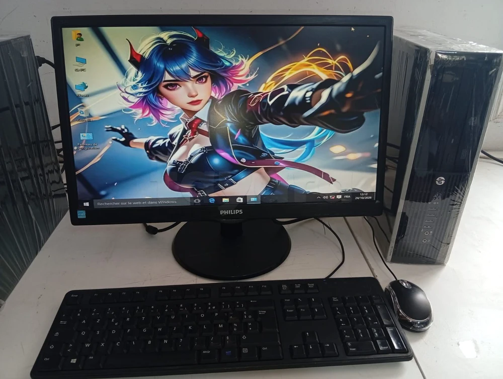 Pack PC de Bureau HP Compaq – Intel Core i3-3eme / 8 Go RAM