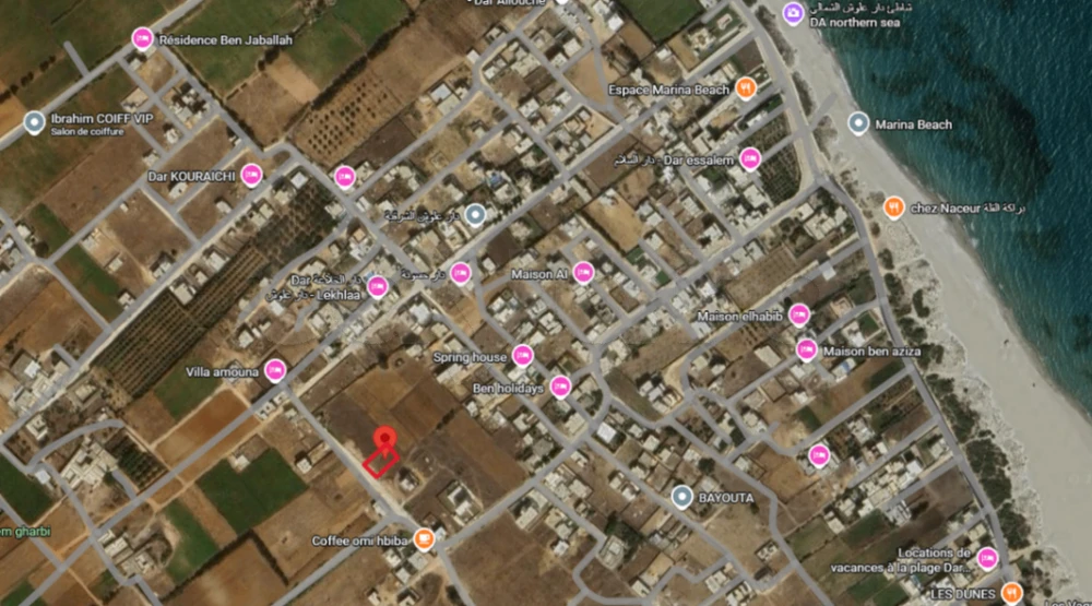 2 Lots à vendre Dar Allouch chacun 265 m2