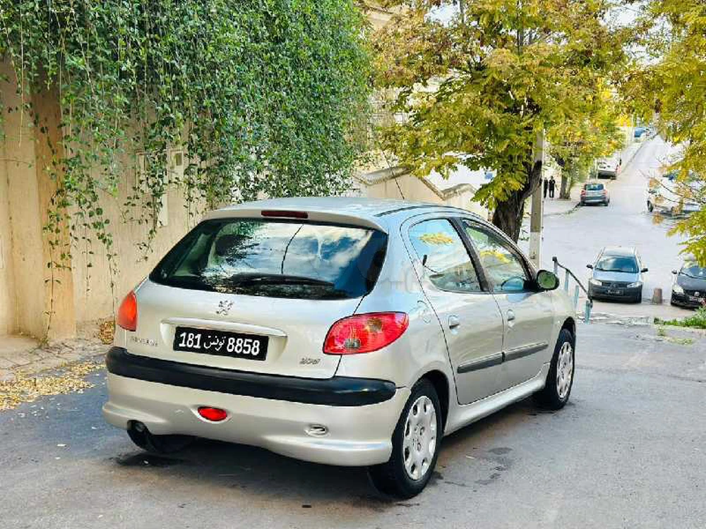 Carte voiture Peugeot 206