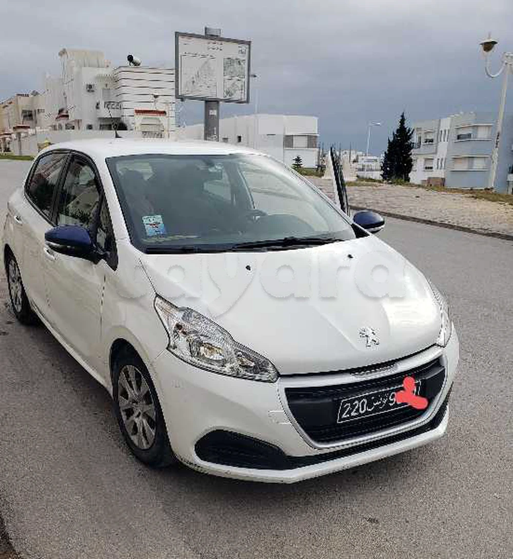Carte voiture Peugeot 208