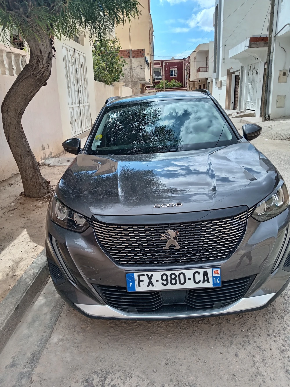 Carte voiture Peugeot 2008