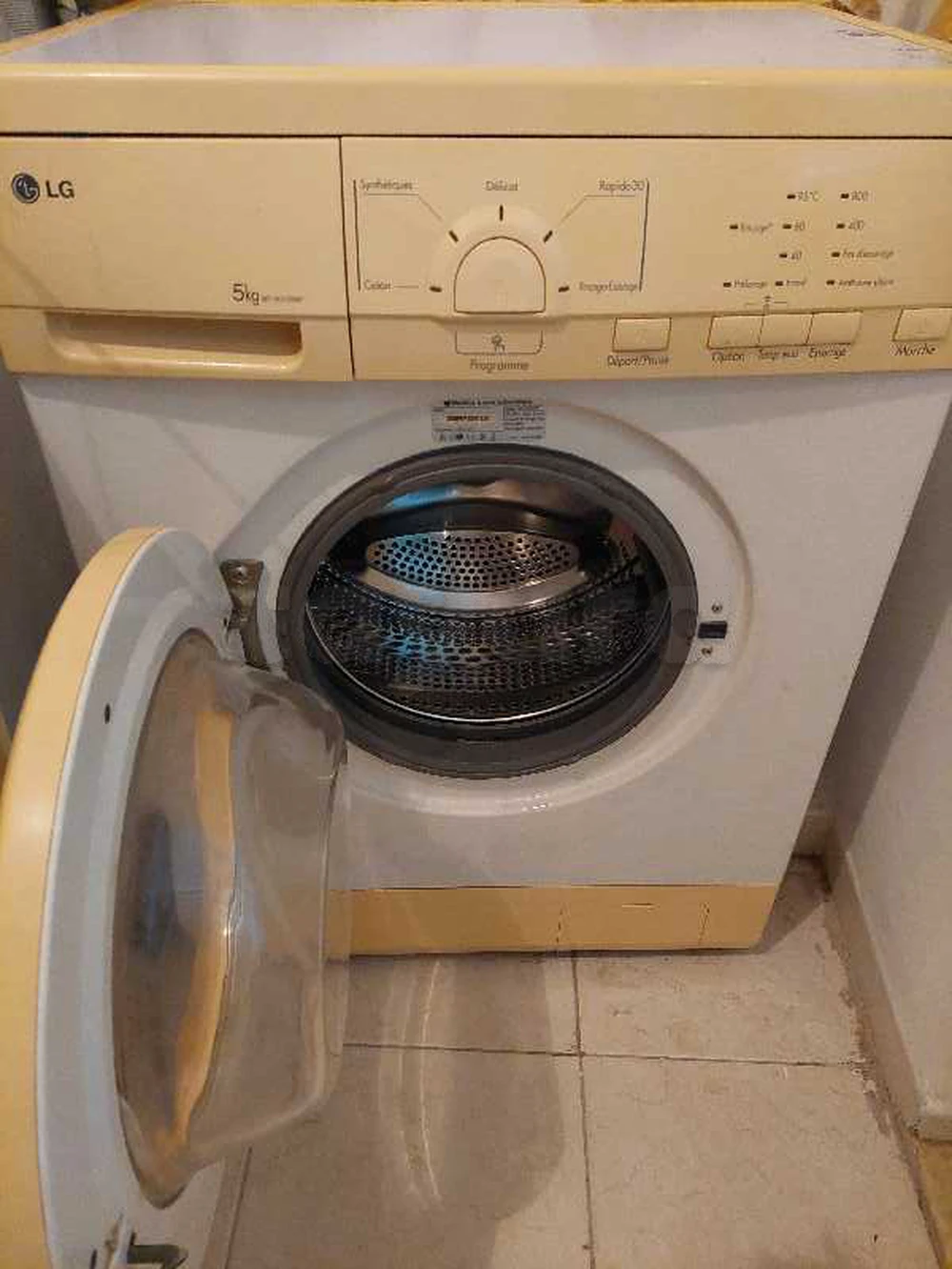 machine à laver LG 5kg