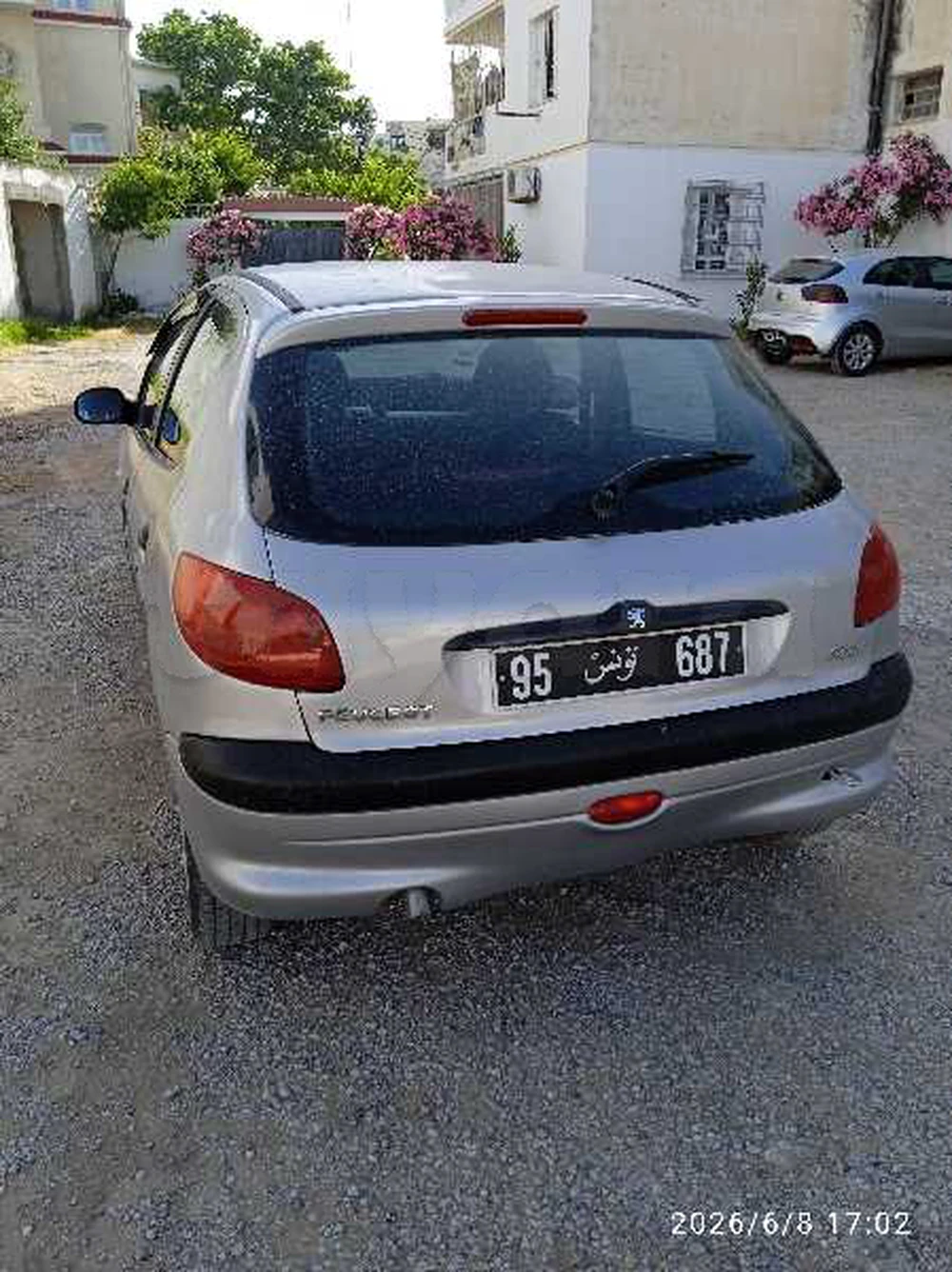 Carte voiture Peugeot 206