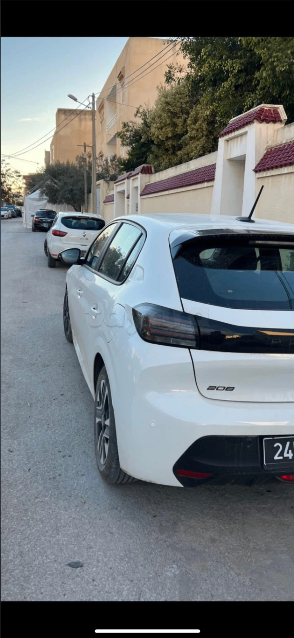 Carte voiture Peugeot 208